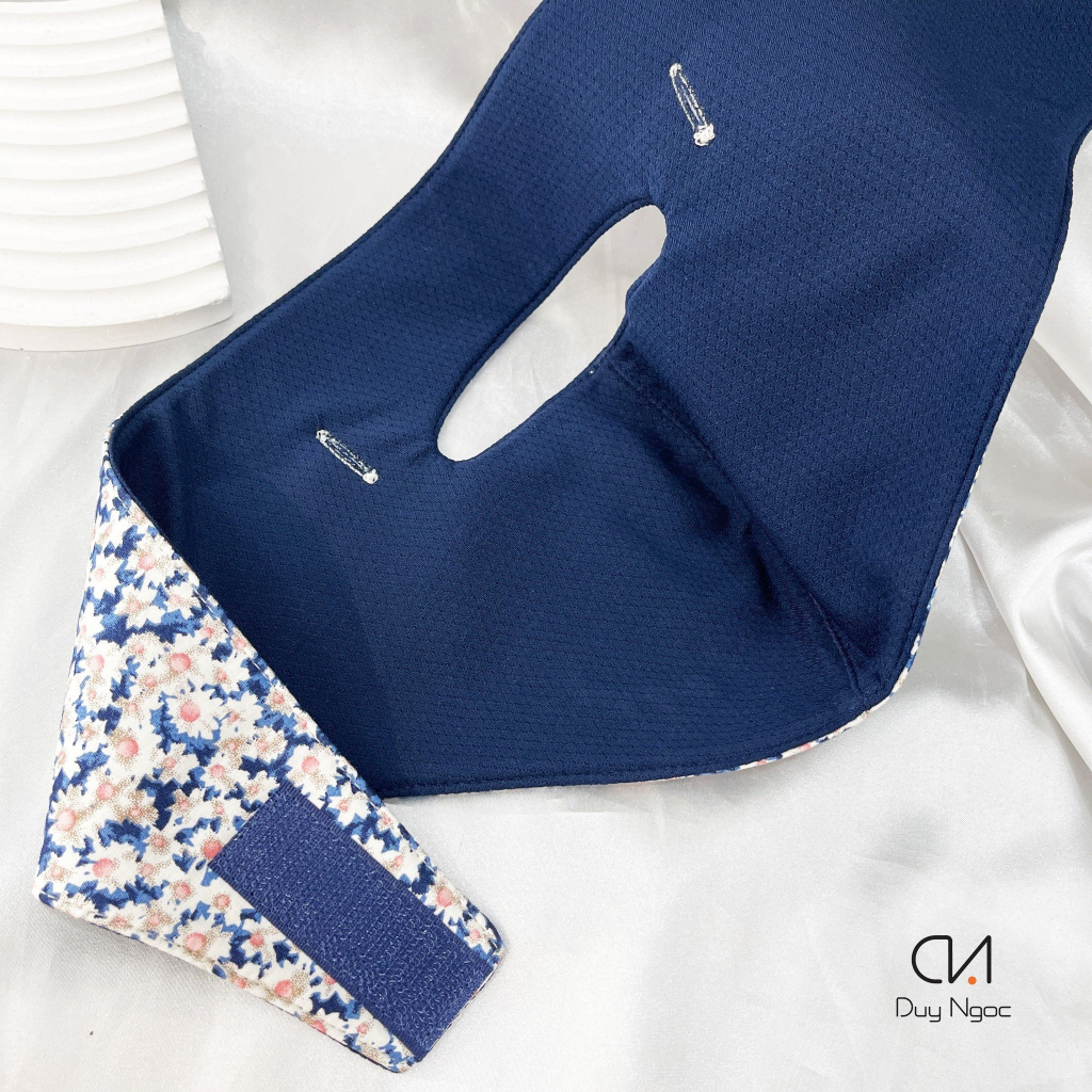 Khẩu trang vải cao cấp Duy Ngọc - mặt nạ hoa nhí dán, che trán, bảo vệ làn da tối ưu dưới tia UV
