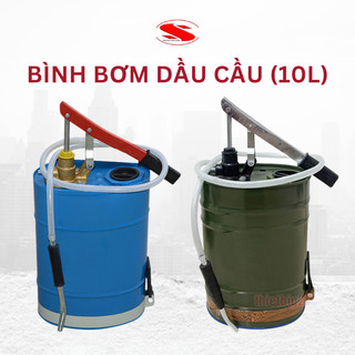Bình bơm dầu cầu kim loại bơm bằng tay (dung tích 10L) GDC27