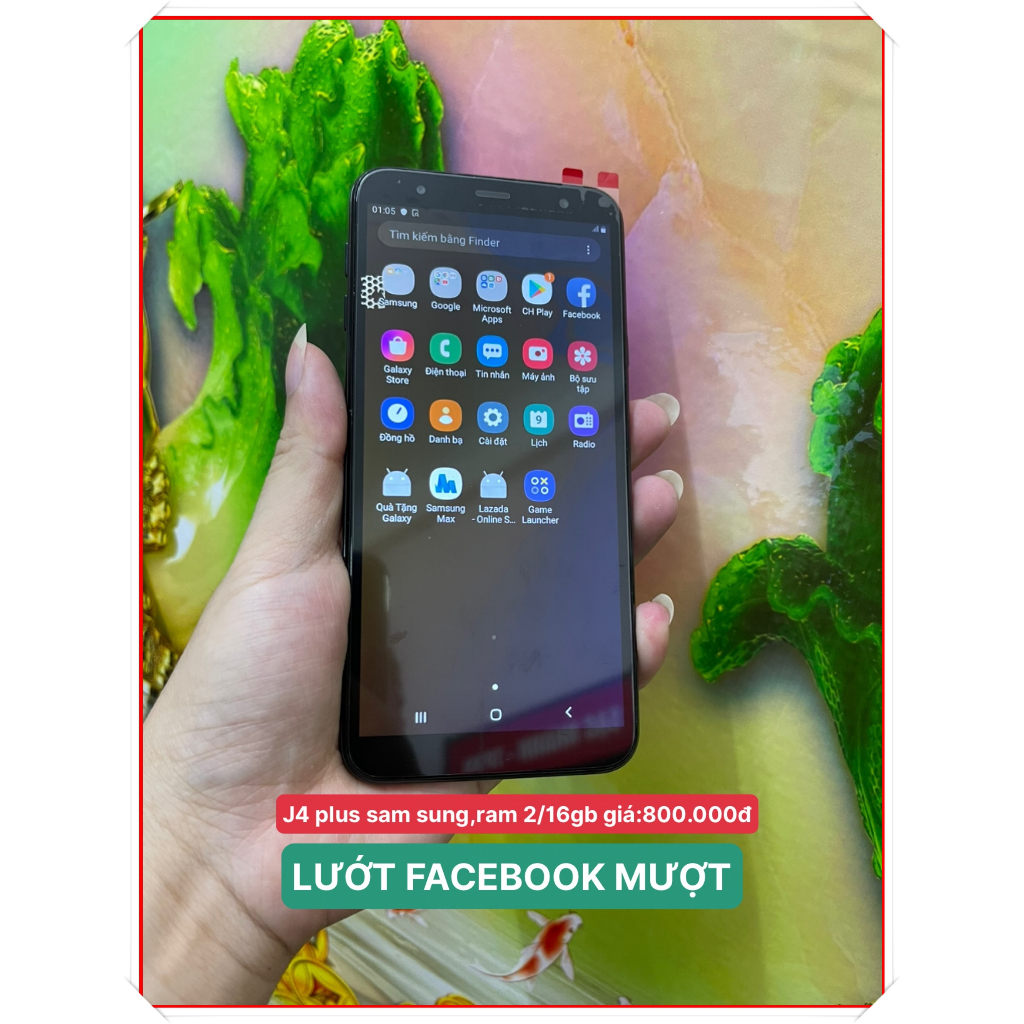 Điện thoại j4 plus sam sung,ram 2/16gb ,keng đẹp,lướt facebook mượt,tặng sạc