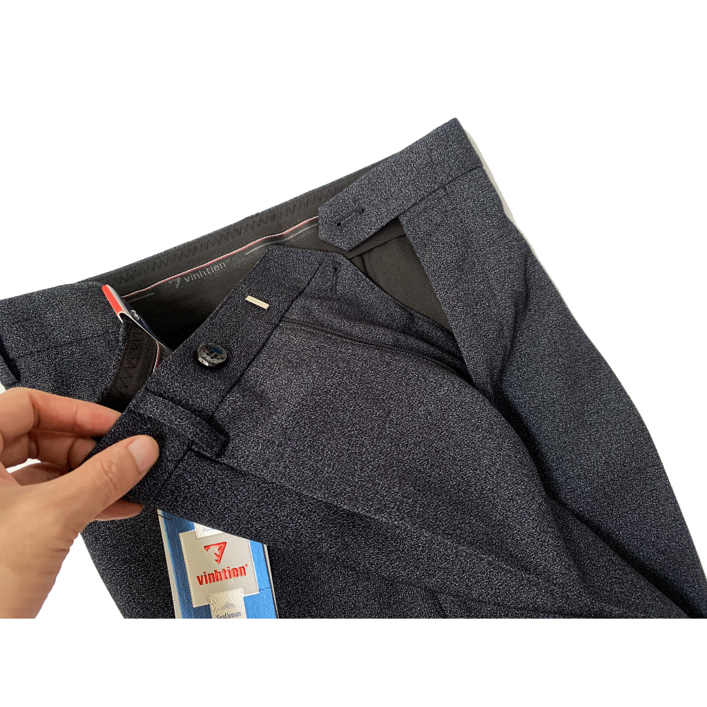 Quần Tây Nam 1ly Ống Suông Trung Niên Vĩnh Tiến 445