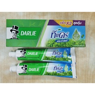Cặp kem đánh răng trà xanh bạc hà darlie 160g