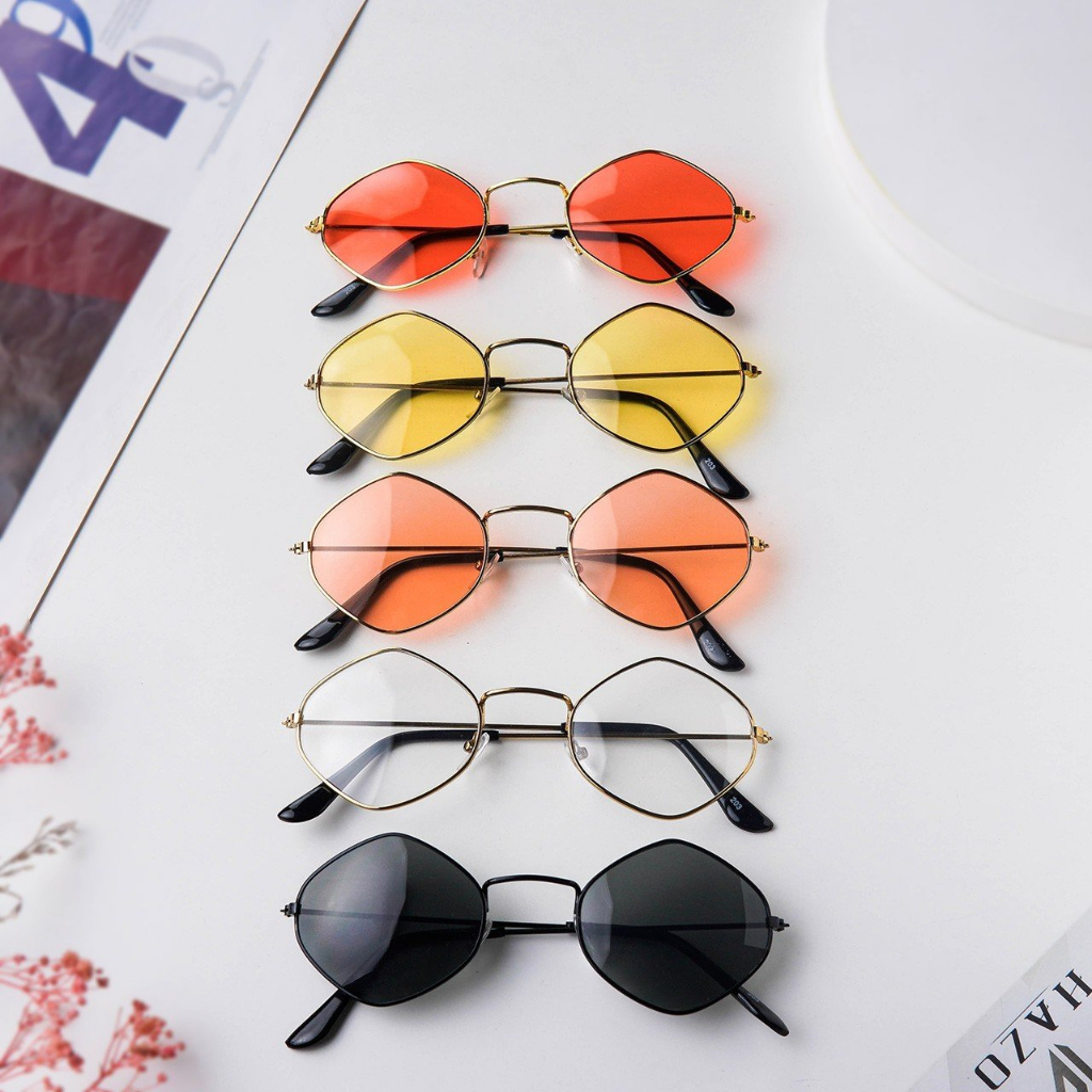 Mắt Kính Thời Trang Hot Trend Mặt Thoi 203 Nhiều Màu Cực Hot - Hazo