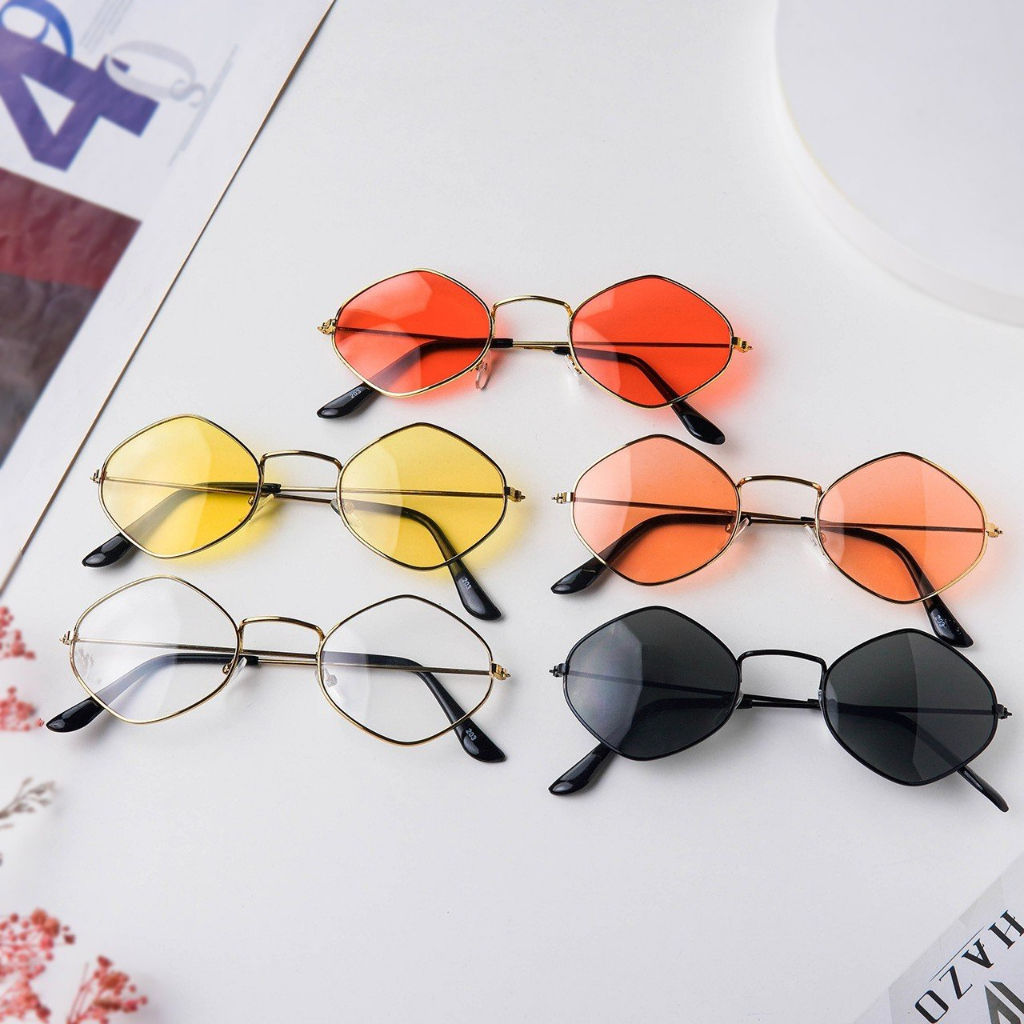 Mắt Kính Thời Trang Hot Trend Mặt Thoi 203 Nhiều Màu Cực Hot - Hazo