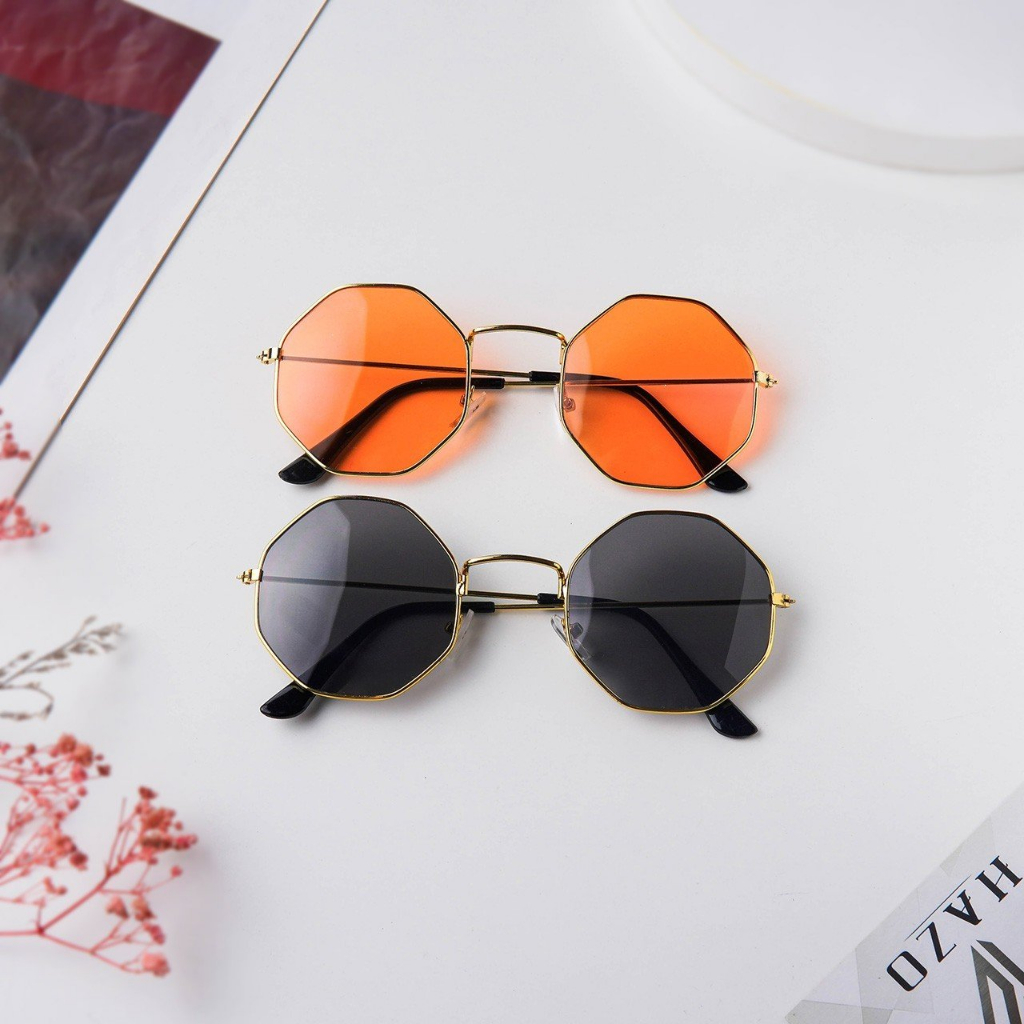 Mắt Kính Thời Trang Hot Trend Đa Giác 205 Nhiều Màu Cực Hot - Hazo