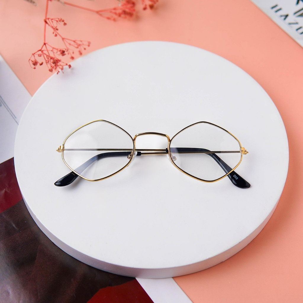 Mắt Kính Thời Trang Hot Trend Mặt Thoi 203 Nhiều Màu Cực Hot - Hazo