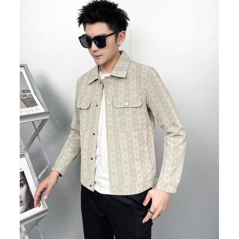 Áo khoác Da Nhung dập vân cao cấp mẫu mới nhất năm nay