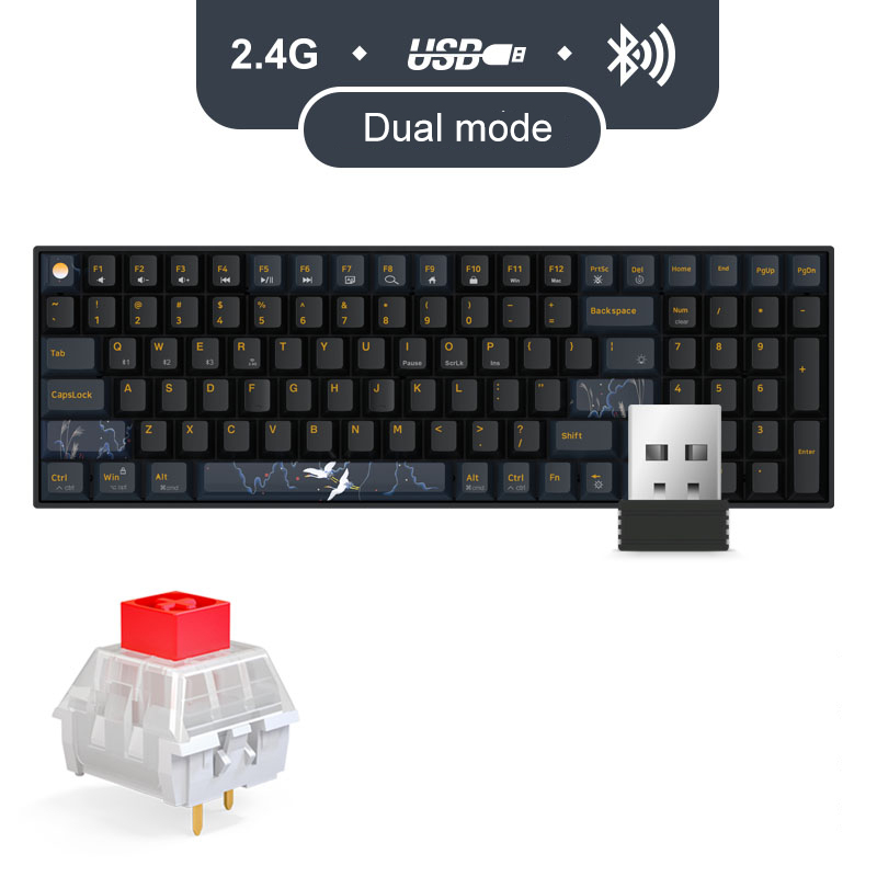 Bàn phím cơ không dây Dual Mode Newmen GM1000