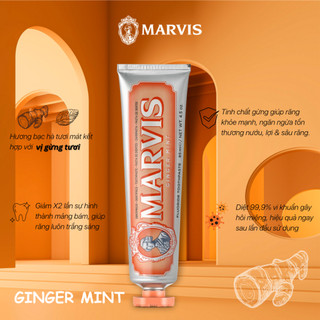 Kem Đánh Răng MARVIS Ginger Mint 85ML