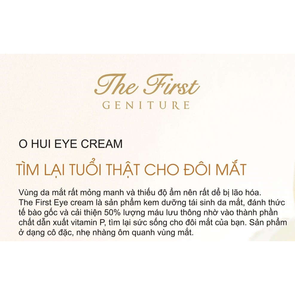 Mini Kem mắt dưỡng tái sinh da vùng OHUI The First Geniture Eye Cream 5ml