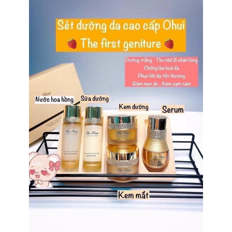 Mini Kem mắt dưỡng tái sinh da vùng OHUI The First Geniture Eye Cream 5ml