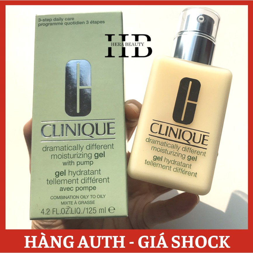 Kem và Gel dưỡng ẩm Clinique Dramatically Different Moisturizing Gel Lotion + Jelly 125ml