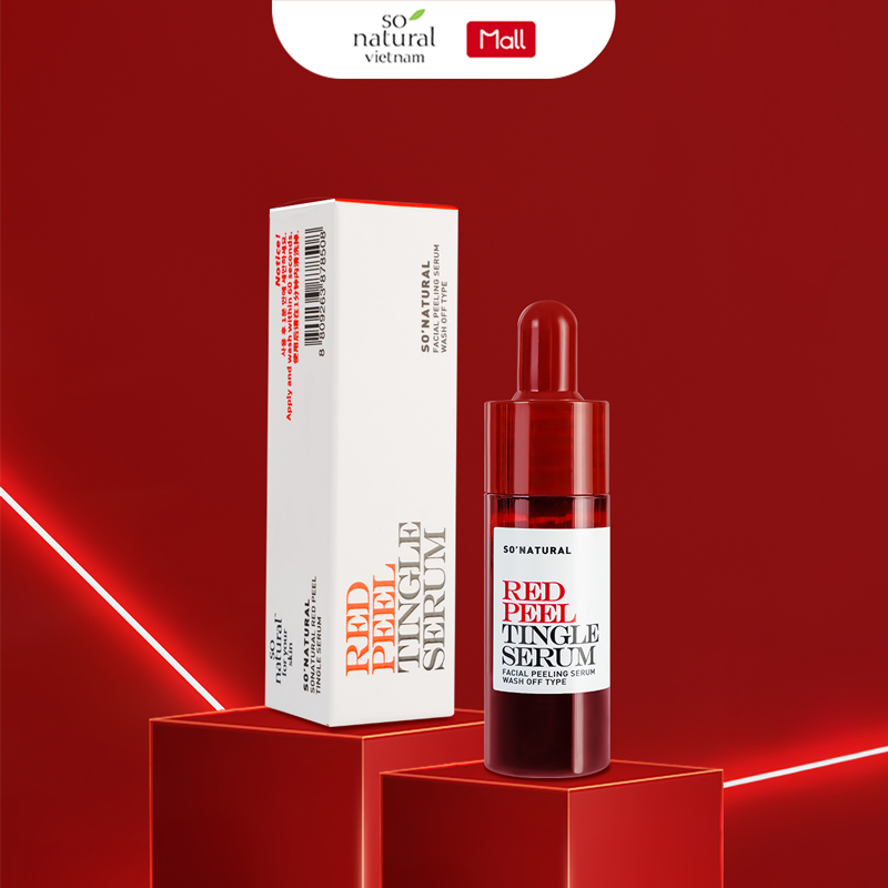 Serum tái tạo da Red Peel Tingle giúp giảm thâm và làm trắng da So Natural