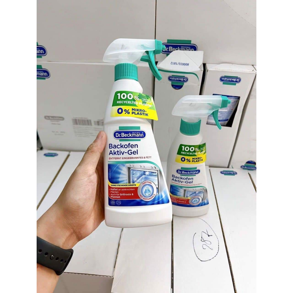Chai Xịt Vệ Sinh Lò Nướng, Vỉ Nướng, Khay Nướng Nồi Chiên Không Dầu Dr.Beckmann 375ml
