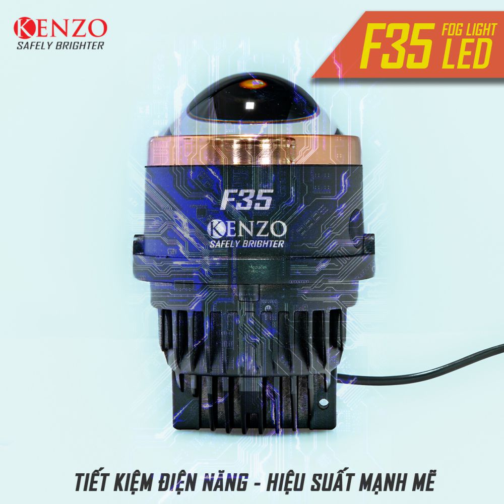 Đèn bi led gầm Kenzo F35 40W cho Ô Tô hiệu suất và độ sáng vô cùng ấn tượng