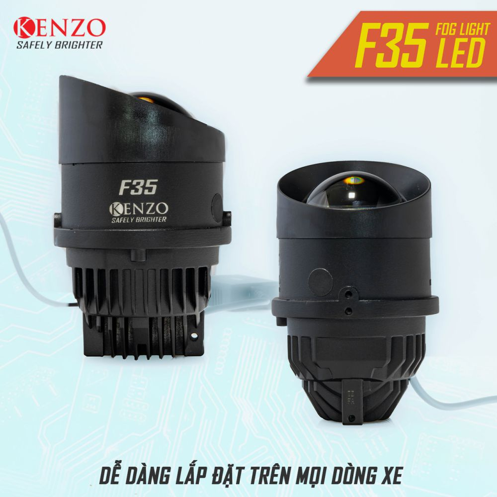 Đèn bi led gầm Kenzo F35 40W cho Ô Tô hiệu suất và độ sáng vô cùng ấn tượng