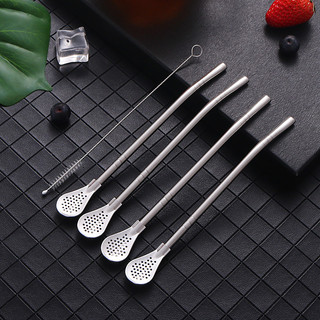 Muỗng Thìa Kiêm Ống Hút Inox 304 Thép Không Rỉ Dùng Để Uống Trà Hoa Có Đầu Lọc Tiện Lợi 88411 Chợ Tốt Store
