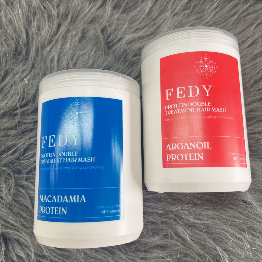 Kem ủ tóc dưỡng mềm mượt, phục hồi khô xơ, hư tổn Vitamin & Coconut FEDY 1000ml