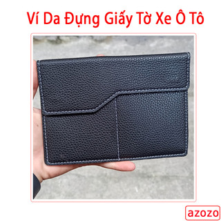[ Da Xịn ] Ví da đựng giấy tờ xe - Ví đựng đăng kiểm ô tô cao cấp AZOZO
