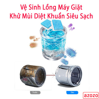 [ BỘ 50 VIÊN ] Viên Tẩy Lồng Vệ Sinh Lồng Máy Giặt, Viên Thả Vệ Sinh Sạch Vết Ố Bẩn,Tẩy Cặn Bẩn Máy Giặt,Diệt Khuẩn