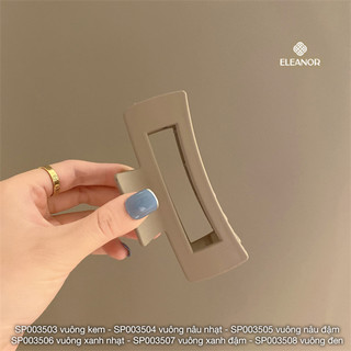 Kẹp tóc nữ càng cua Eleanor Accessories dạng trơn basic phụ kiện tóc kẹp tóc 3511
