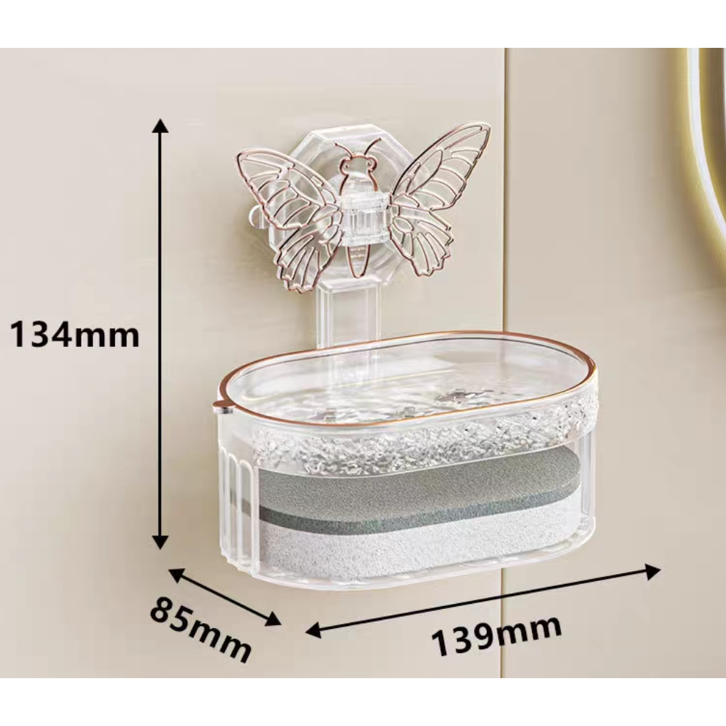 Hộp Đựng Xà Phòng Hình Con Bướm Đinh Giá Rẻ Phòng Tắm Nhà Bếp