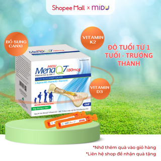 Midu MenaQ7 180mcg độ tuổi từ 1 tuổi đến trưởng thành Phát triển chiều cao