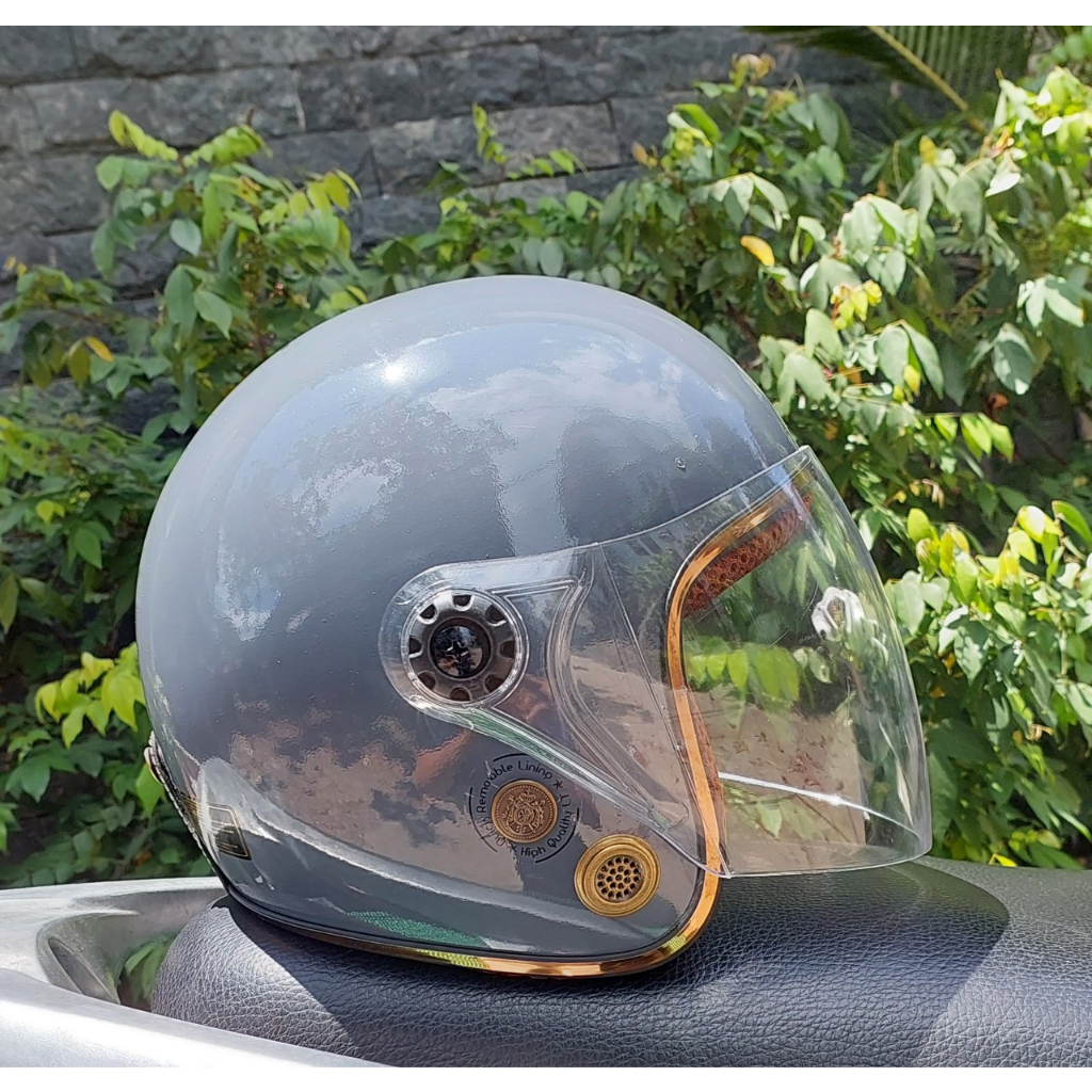 Mũ bảo hiểm ¾ đầu có kính dài full mặt cao cấp