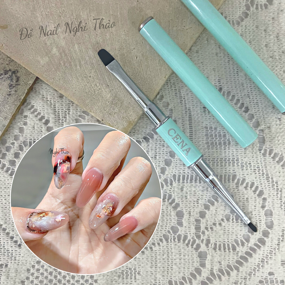 Cọ vẽ nét nail 2 đầu CENA cao cấp Nghi Thảo