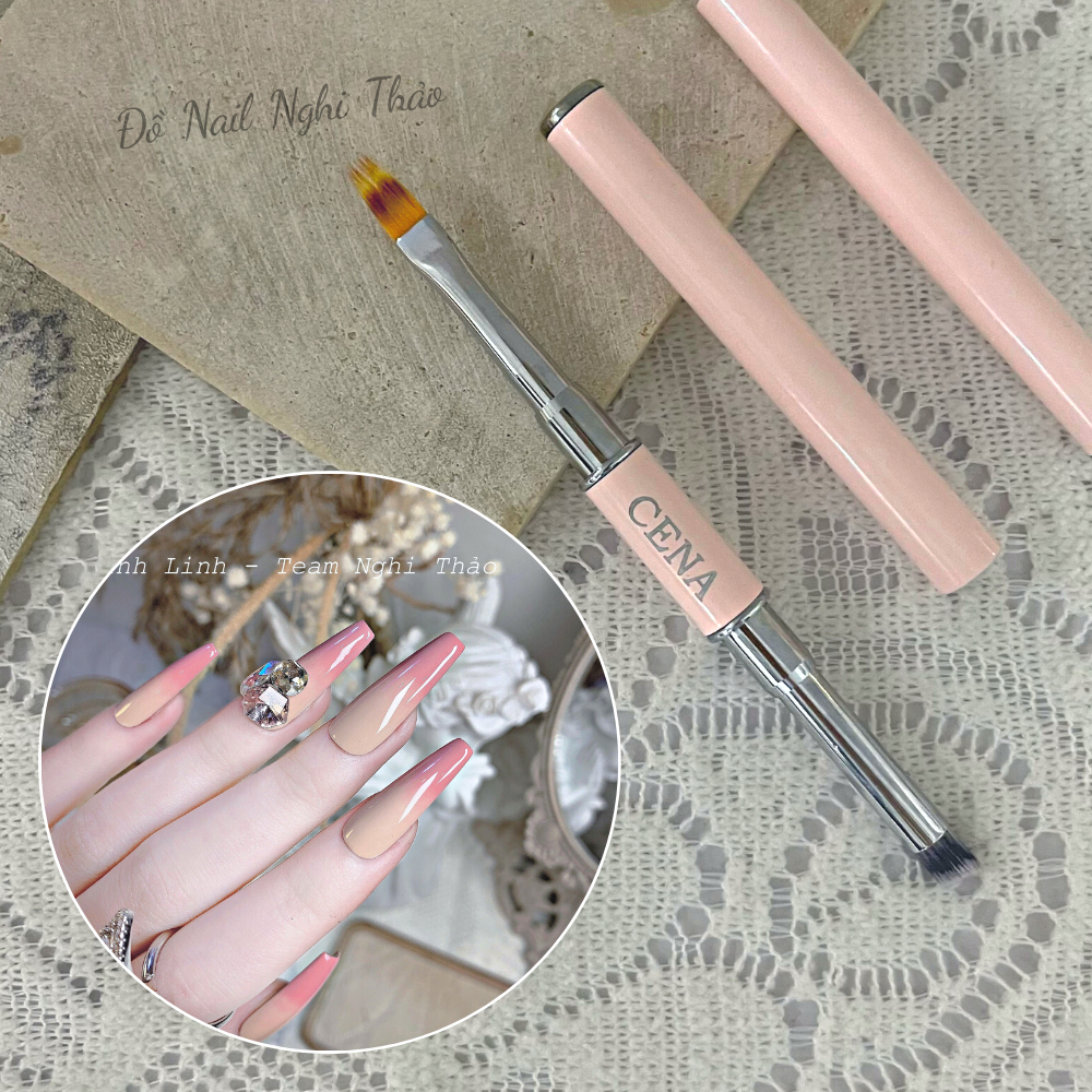 Cọ vẽ nét nail 2 đầu CENA cao cấp Nghi Thảo