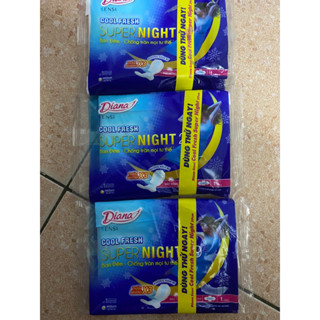 Combo 20 miếng bvs diana  ban đêm sensi  cool fresh superniht 29 cm.