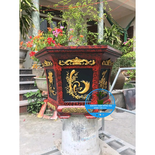 Khuôn chậu cảnh ABS lục giác 58 cm.