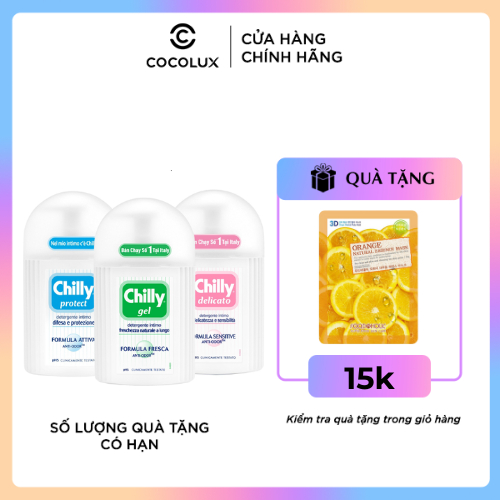 Dung Dịch Vệ Sinh Phụ Nữ Chilly Gel 200ml