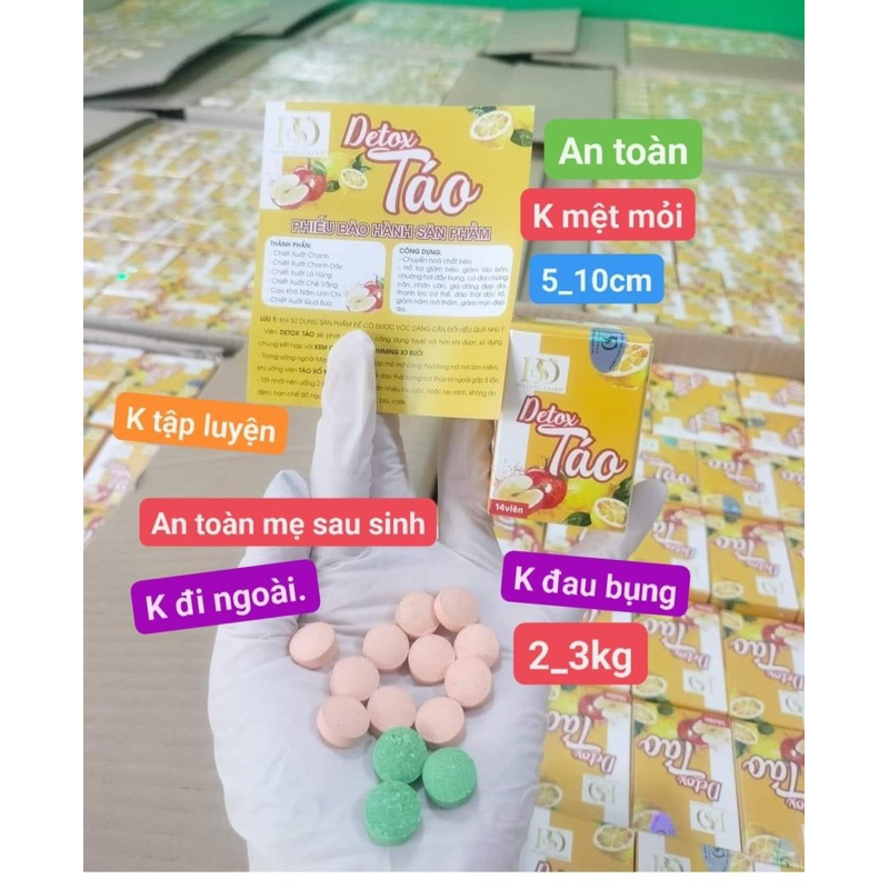 DETOX TÁO XỔ MỠ NHỜN ĐÊM