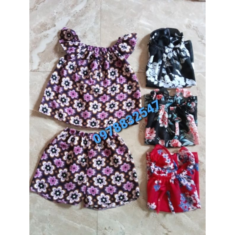 Bộ cánh tiên vải voan cho bé 7-12kg bộ mùa hè cho bé gái
