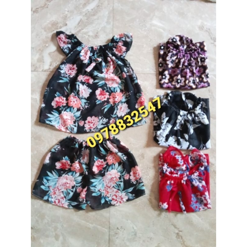 Bộ cánh tiên vải voan cho bé 7-12kg bộ mùa hè cho bé gái