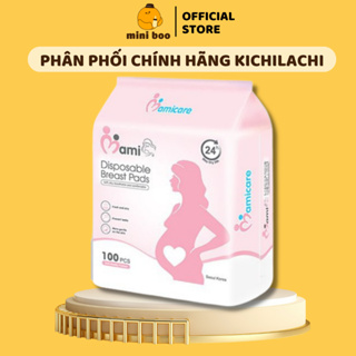 Lót thấm sữa Kichilachi MamiCare chống tràn tiện ích loại 30 miếng & 100