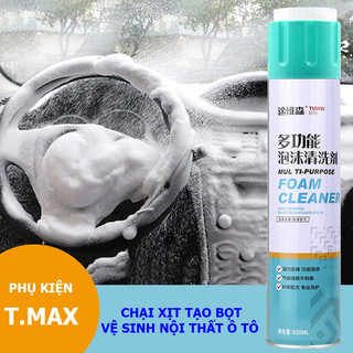 Chai vệ sinh ghế da nội thất ô tô foam cleaner
