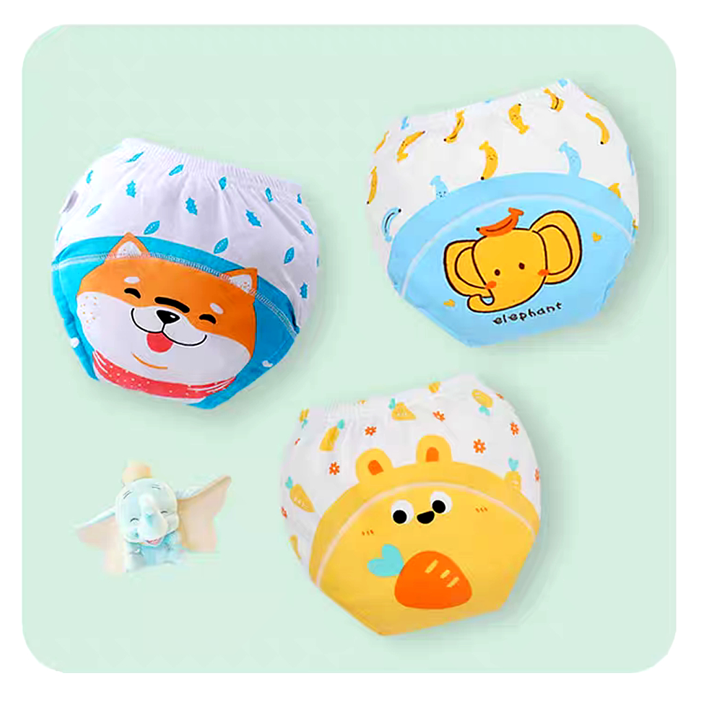 Combo 5 Chiếc Quần Bỏ Bỉm Umee Babycare Thoáng Khí Họa Tiết Dễ Thương Cute Cho Bé Trai Và Bé Gái Size 90,100,110