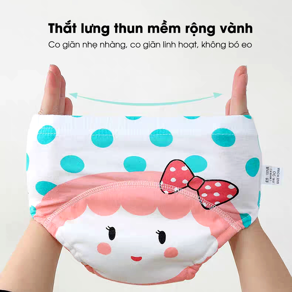 Combo 5 Chiếc Quần Bỏ Bỉm Umee Babycare Thoáng Khí Họa Tiết Dễ Thương Cute Cho Bé Trai Và Bé Gái Size 90,100,110