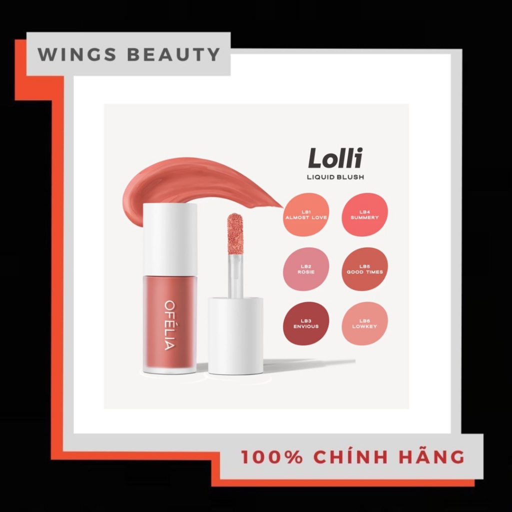 OFÉLIA - Má kem Lolli Liquid Blush 4.6g