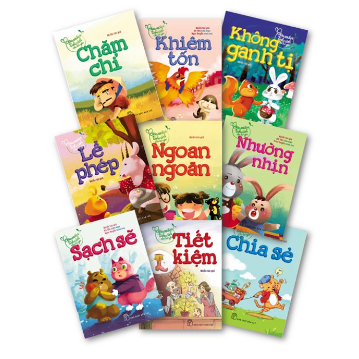 Bộ 9 Cuốn Gieo Mầm Tính Cách Cho Bé Yêu..