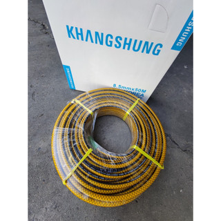 Dây phun áp lực - dây phun xịt thuốc nông nghiệp khangshung 8.5mmx50m đầu xoay inox