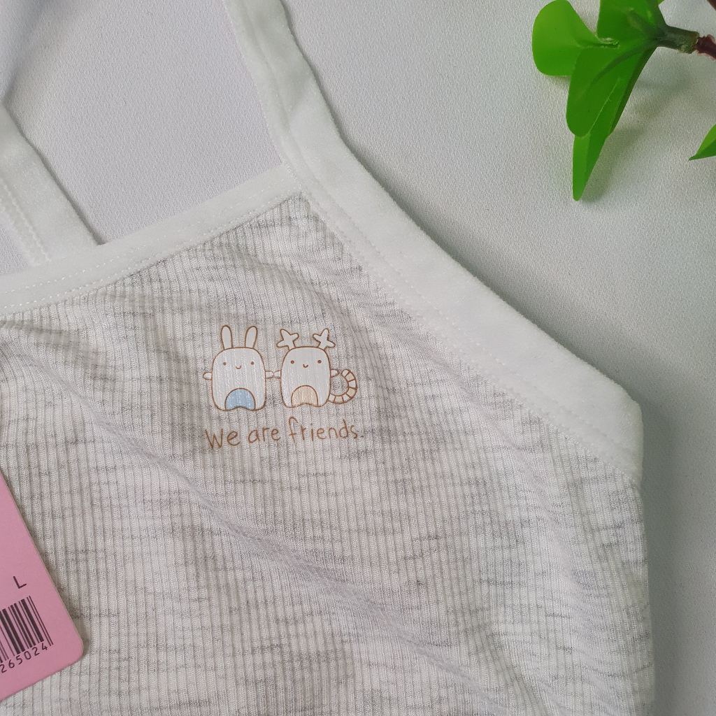 Áo Lá Hoc Sinh 6502 - Chất Cotton - Không Đệm Mút - Thoáng mát - Không kích ứng da