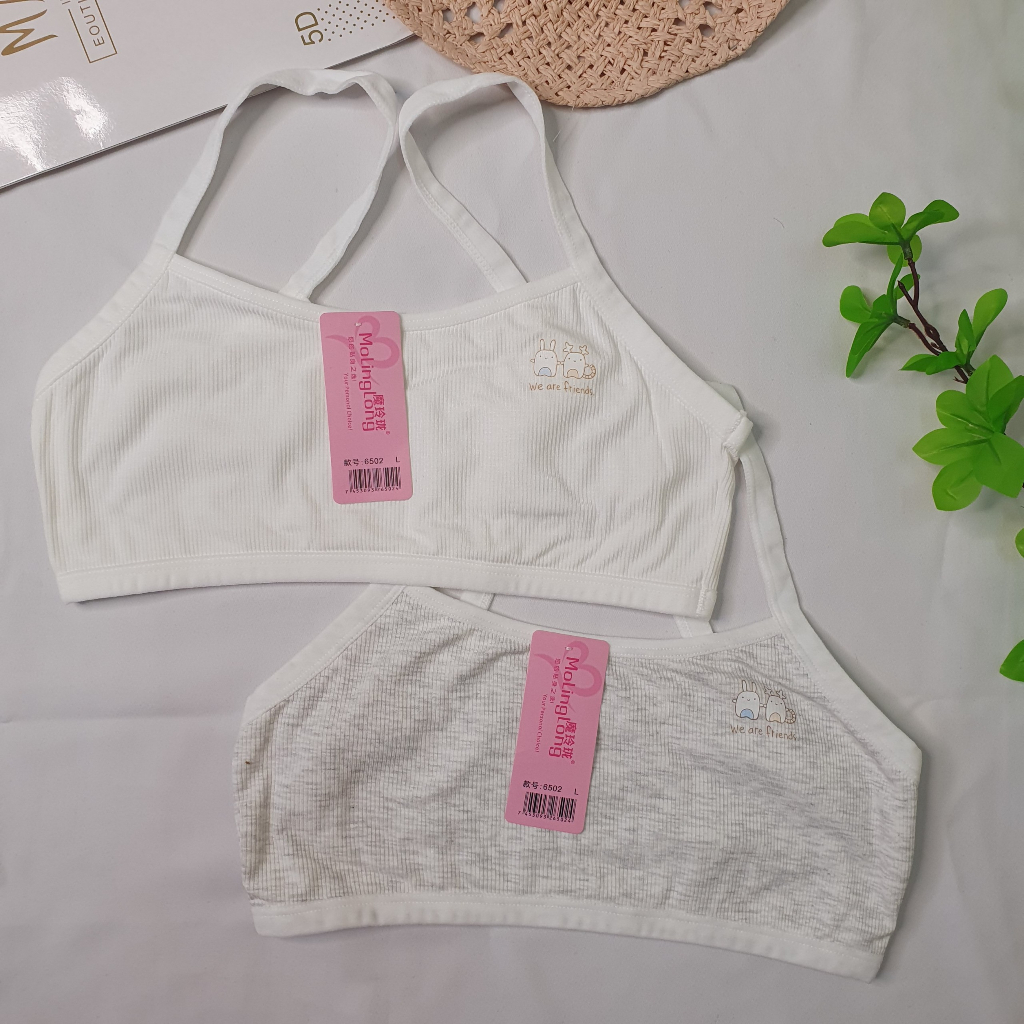 Áo Lá Hoc Sinh 6502 - Chất Cotton - Không Đệm Mút - Thoáng mát - Không kích ứng da