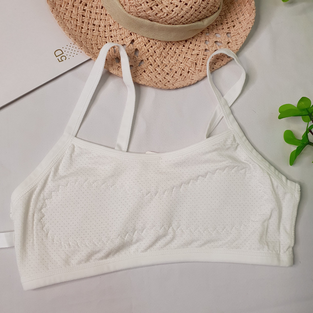 Áo Lá Hoc Sinh 6502 - Chất Cotton - Không Đệm Mút - Thoáng mát - Không kích ứng da