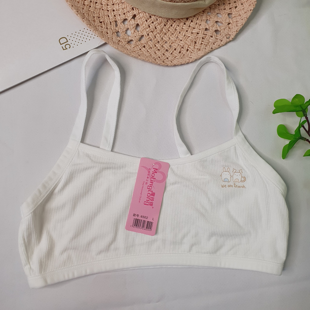 Áo Lá Hoc Sinh 6502 - Chất Cotton - Không Đệm Mút - Thoáng mát - Không kích ứng da