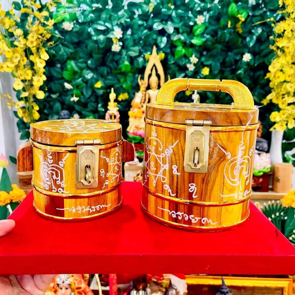 🔴 THÙNG GỖ THÁI LAN KHÔNG CÓ QUAI kích thước 11*10.5CM 🔴