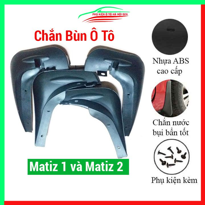 Bộ chắn bùn theo xe ô tô Daewoo Matiz 1 và Matiz 2