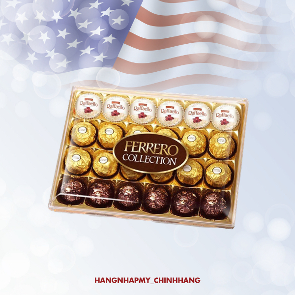 Chocolate Ferrero Rocher Mix 3 Vị (24 Viên) 375g