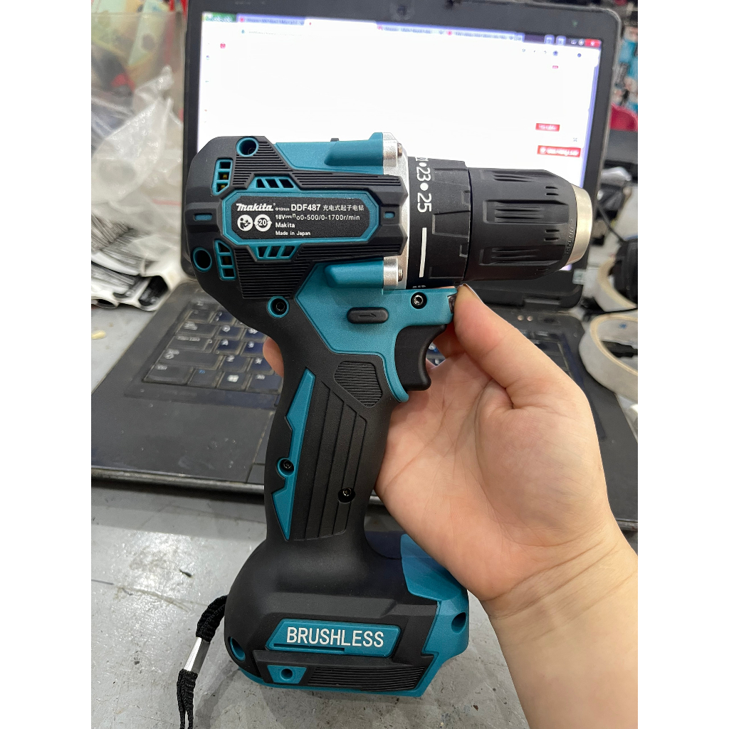 Khoan makita ddf487 máy dùng chân pin makita 18v
